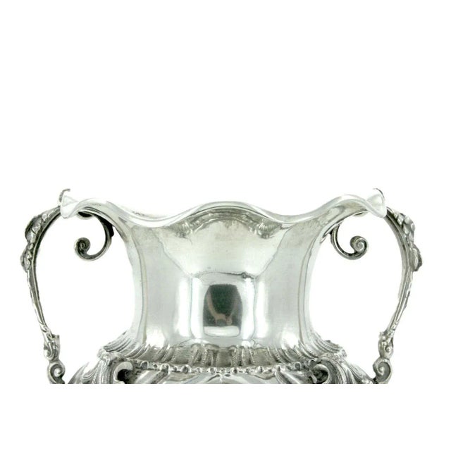 Silver 19th Century Sterling Silver Decorative Vase For Sale - Image 8 of 13