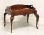 Late 20th Century Solid Mahogany Georgian Tea Serving Table For Sale - Image 10 of 10