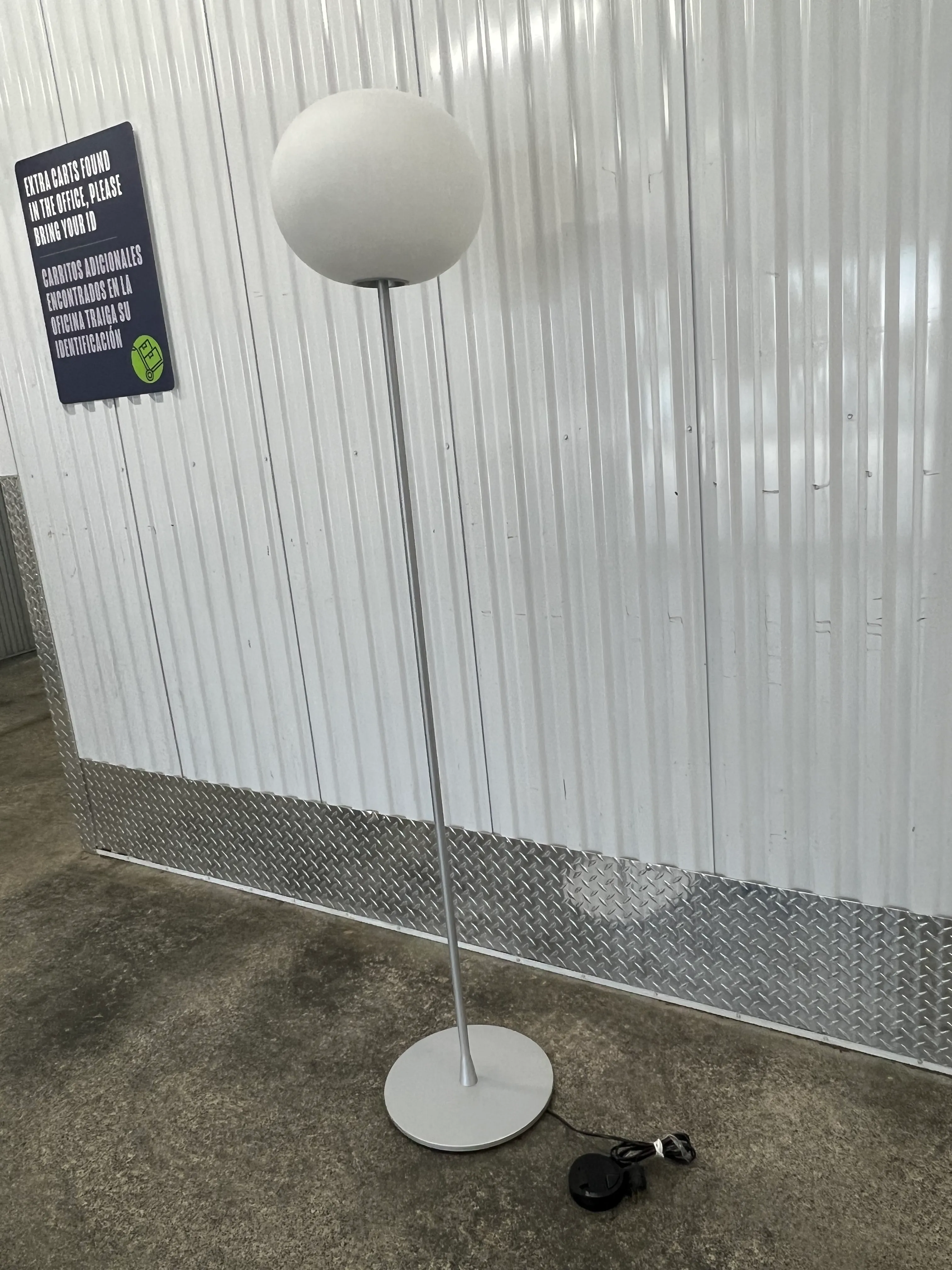 1990s Flos Glow Ball Floor Lamp by Jasper Morrison | Chairish