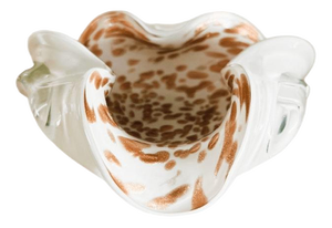Vintage Murano Glass Bowl by Fratelli Toso, 1950s