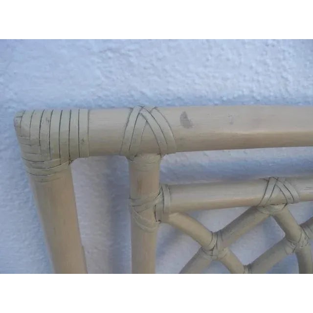 McGuire McGuire Organic Modern Bamboo Rattan Twin Headboard For Sale - Image 4 of 8