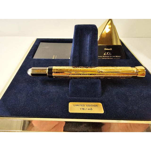 Metal Pelikan Seven Wonders of the World 'Pyramids of Giza' Fountain Pen For Sale - Image 7 of 18