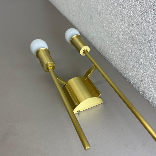 Italian Wall Lights in the manner of Stilnovo, 1950s, Set of 2 For Sale - Image 16 of 18