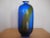 Blue Vintage Transjo Hytta Glass Vase Bottle For Sale - Image 8 of 8