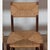 1950s Vintage French Oak Straw-Seated Chairs, 1950, Set of 6 For Sale - Image 5 of 12