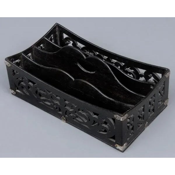 Regency Bog Oak Stationery Tray, Circa 1820 For Sale - Image 4 of 5
