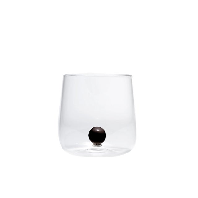 Contemporary Zafferano Bilia Tumbler Black - Set of 6 For Sale - Image 3 of 6