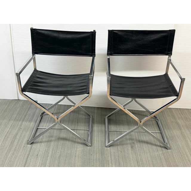 Design Plus Gallery presents a Pair of Vintage Director’s Armchairs by Robert Kjer Jakobsen from Virtue Brothers...
