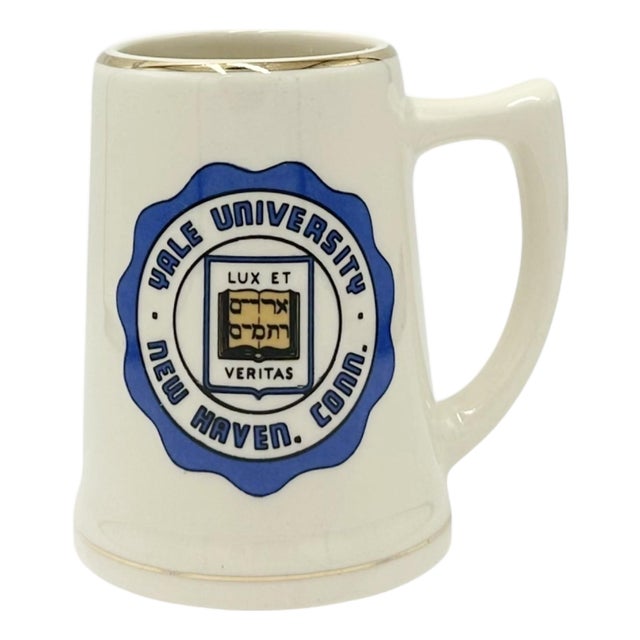 Vintage Yale University Ceramic Mug For Sale