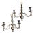 Vintage Brass Two Arm Wall Sconces With Braid and Tassels For Sale