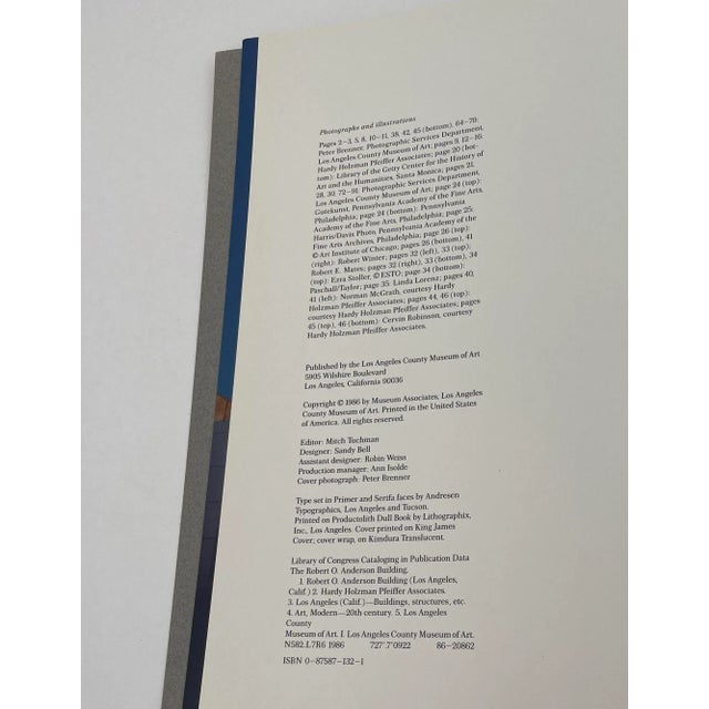 The Robert O. Anderson Building Paperback 1986 English Edition For Sale In Palm Springs - Image 6 of 10