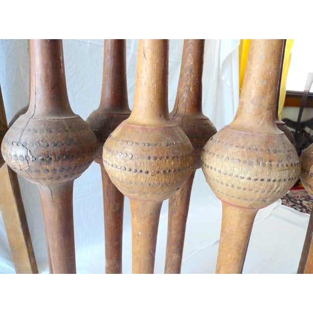 19th Century 9-Pin Bowling Game (Le Jeu De Quilles De 9) Southwest France- 12 Pieces For Sale - Image 11 of 12