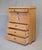 Wood Antique Swedish Biedermeier Natural Pine Drop Front Desk With Drawers and Keys For Sale - Image 7 of 17