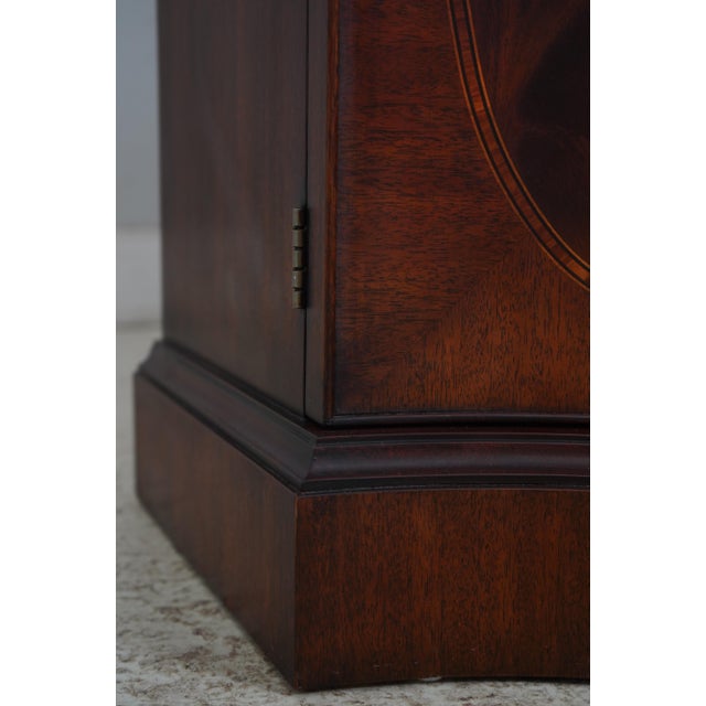 Henkel Harris Mahogany Inlaid 4 Door Server For Sale - Image 9 of 12