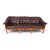 Coja Living Room Set with 3-Seater Sofa and 2 Lounge Chairs in Brown Leather by Sven Ellekaer, 1960, Set of 3 For Sale - Image 6 of 18