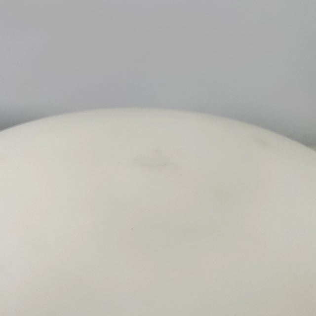 Metal Mid-Century Modern Italian Wall Lamps in Opaline Glass and Black Metal, 1950s, Set of 4 For Sale - Image 7 of 13