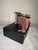 Vintage 1970’ S Soviet Russian Modernist Rhodonite & 875 Silver Candle Holder For Sale - Image 10 of 12