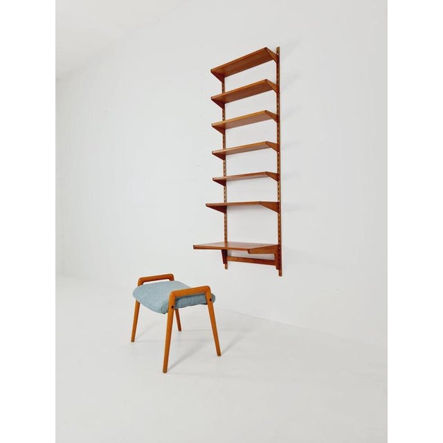 Danish Modern Modular Teak Shelving System by Kai Kristansen for Fh Möbel, Denmark, 1960s For Sale - Image 11 of 11