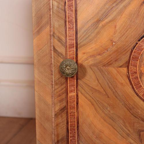 Italian Walnut and Marquetry Bedside Cabinets For Sale - Image 9 of 18