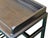 Natural Wood Dark Brown Minimalistic Slim Legs Console Foyer Side Table For Sale - Image 10 of 14