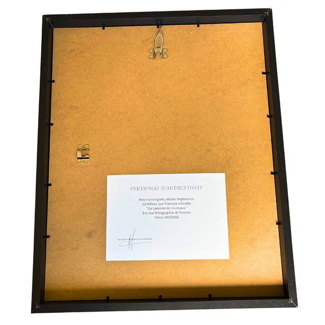 After Matisse, The Knife Thrower, Lithograph, 1947 For Sale - Image 4 of 6