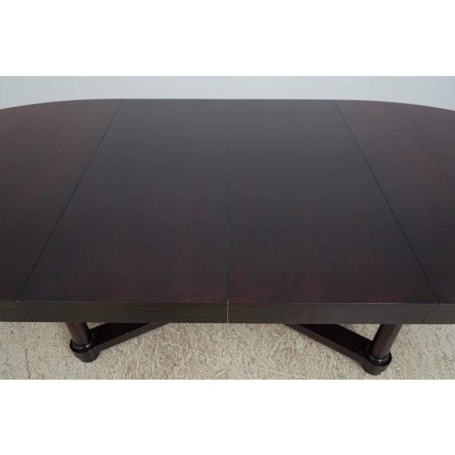 Baker Mahogany Barbara Barry Oval Dining Table For Sale In Philadelphia - Image 6 of 18