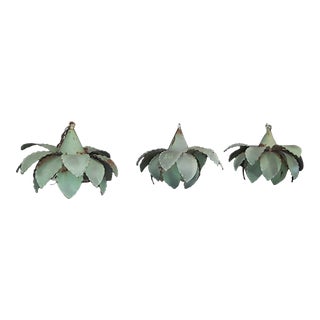 Mid 20th Century Modern Hanging Artichoke Pendant Lights - Set of 3 For Sale