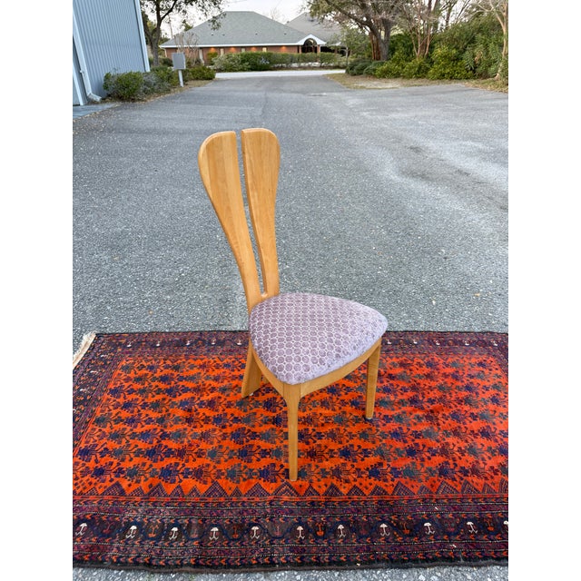 Postmodern Late 20th Century Sculptural High Back Bunny Ears Chair For Sale - Image 3 of 8