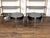 Silver Pair of Trouvailles Metal and Brass Side Tables with Swan Necks and Doors For Sale - Image 8 of 11