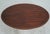 Traditional Henkel Harris Elliptical Mahogany Coffee Cocktail Table For Sale - Image 3 of 12
