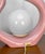Vintage Art Deco Flamingo Mauve Pink Porcelain Orb Table Lamp For Sale - Image 9 of 9