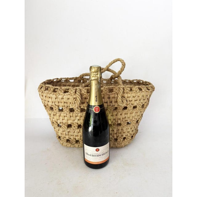 Rope Basket, Saint-Tropez, France, 1970 For Sale - Image 4 of 15