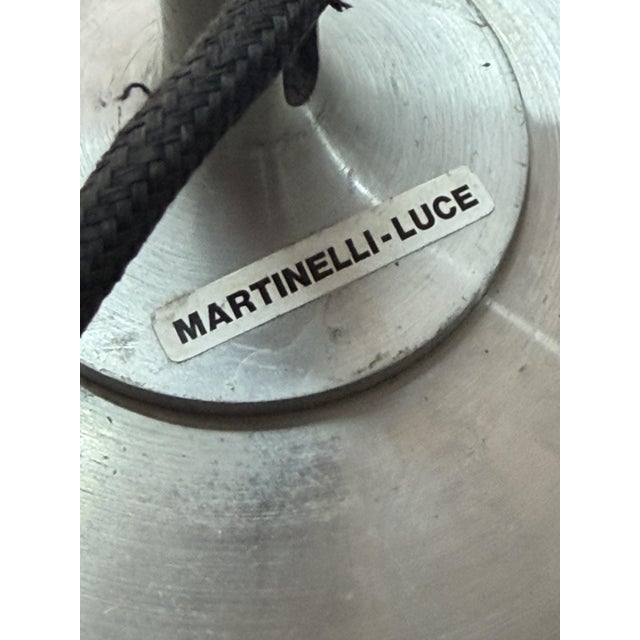 Set of two steel chandeliers by Elio Martinelli for Martinelli Luce, 1990s Intact and in good condition. E27 bulb Diameter...