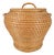 Vintage Rush Snake Charmer Lidded Basket, 1960 For Sale