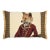 Master Fernando Fox Large Tapestry Cushion With Tweed & Fringe - 46x60cm (18"x24") For Sale