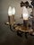 Hollywood Regency Hollywood Regency Gilded Chandelier with Roses from Honsel, 1980s For Sale - Image 3 of 11