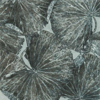 Zoffany Taisho Deco Wallpaper in La Seine - a Sample For Sale