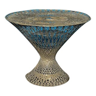 1970's Russell Woodard Style Spun Table For Sale