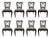 Lucien Rollin Marquise Dining Chairs by William Switzer- A Set of 8 For Sale
