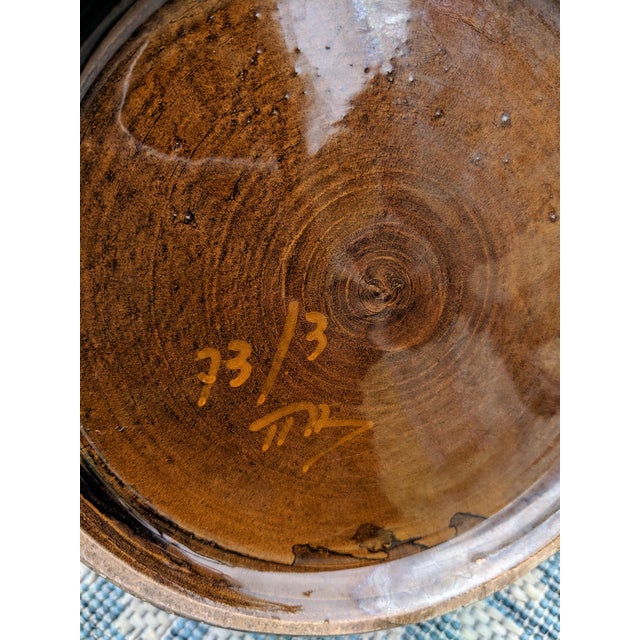 Green Vintage Italian Bitossi for Rosenthal Netter Ceramic Pot For Sale - Image 8 of 11