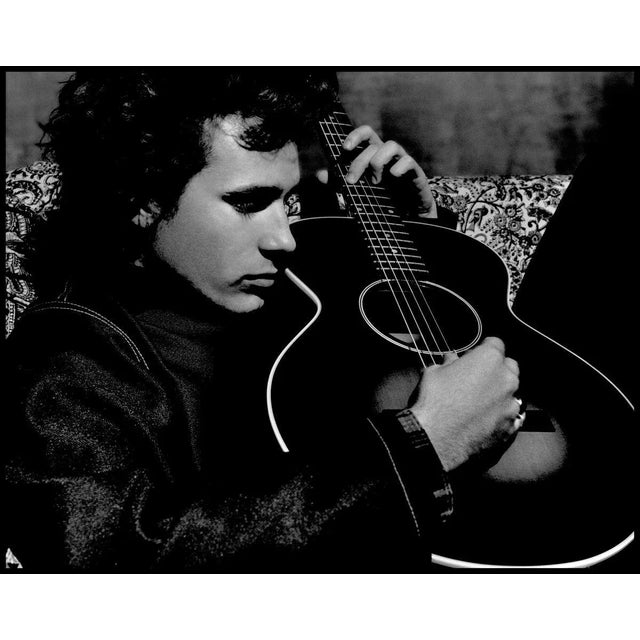 Jeff buckley - oversize signed limited edition print american guitarist and songwriter jeff buckley (1966-1997),...