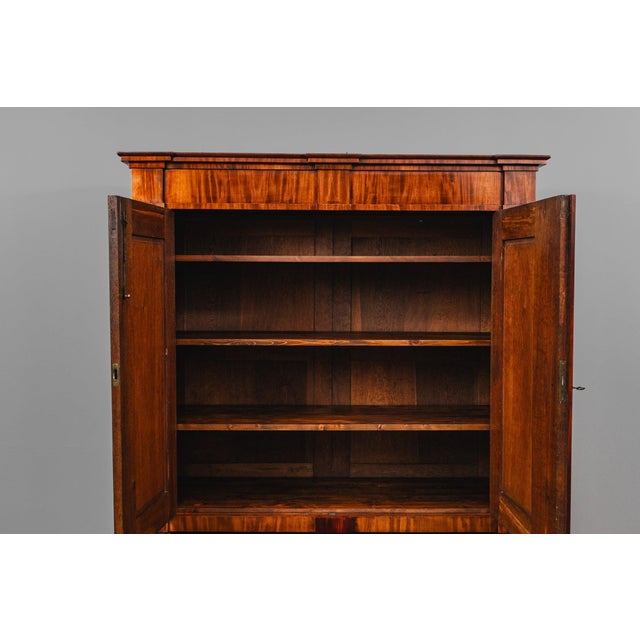 Biedermeier Wardrobe in Mahogany For Sale - Image 12 of 18