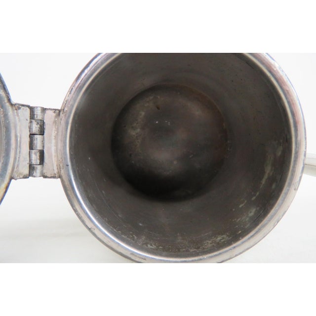 Silver Sheffield Silver Plated Tea Coffee Pot Number 851 Early 1900s Made in Usa 4853b For Sale - Image 8 of 18