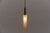Vintage German Cylindrical Glass Hanging Lamp with Brass, 1960s For Sale - Image 10 of 12