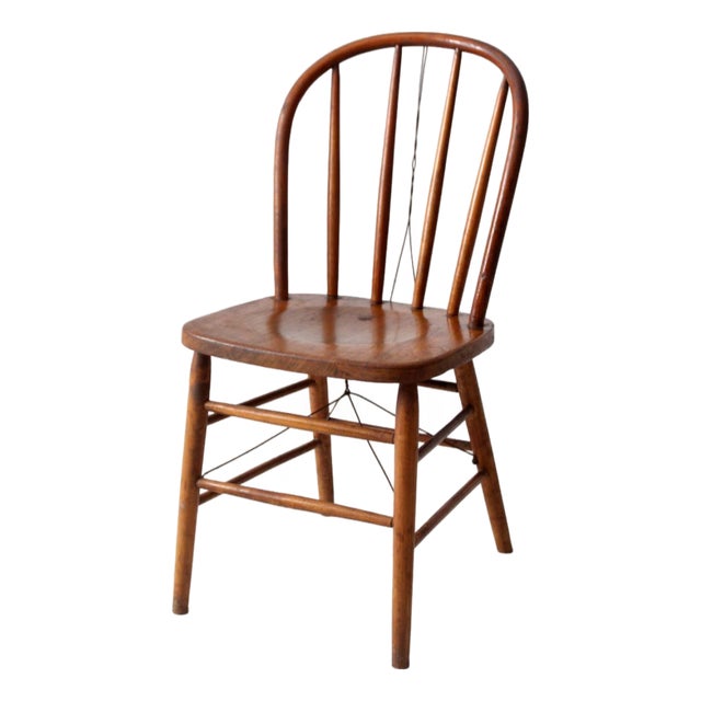 Antique Heywood Wakefield Windsor Chair For Sale