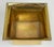Vintage Postmodern Square Brass Cachepot Planter For Sale - Image 10 of 11