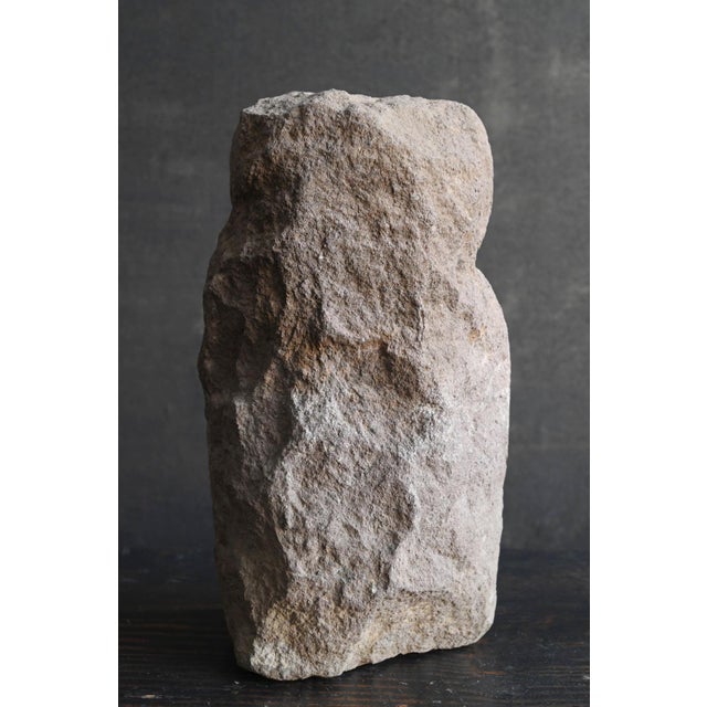 Japanese Edo Period Stone Dōsojin (Paired Monk Form), 17th–18th Century For Sale - Image 11 of 16