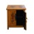 2000 - 2009 Oriental Distressed Orange Yellow Phoenix Flower End Table Nightstand For Sale - Image 5 of 7