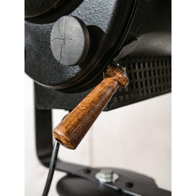 Black Theater Spotlight on Surveying Tripod Floor Lamp from A.E. Cremer, 1950s For Sale - Image 18 of 18