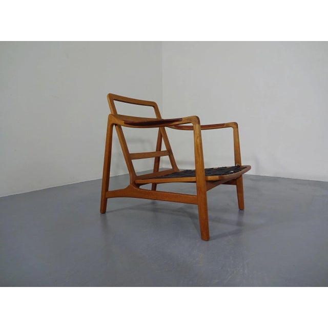 Teak & Oak Model 117 Chair by Tove & Edvard Kindt-Larsen for France & Daverkosen, Denmark, 1950s For Sale - Image 10 of 18